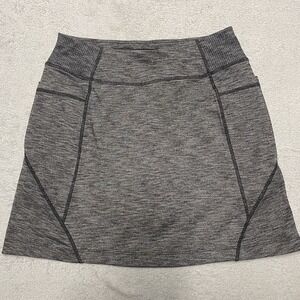 Athleta Excursion Skort XS Gray Lined Stretch Pickleball Golf Tennis